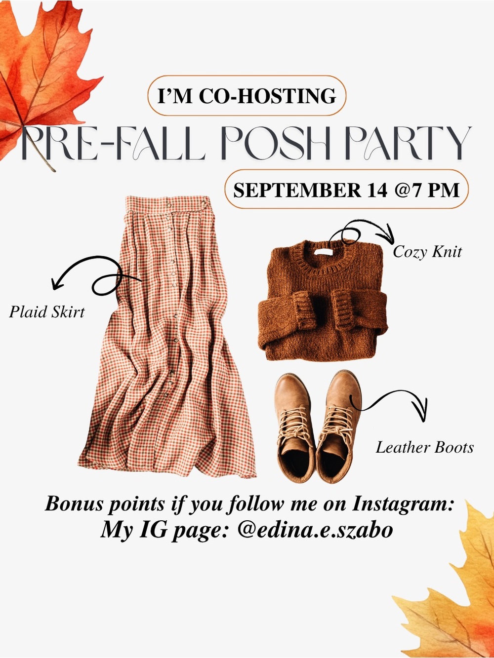 🍂✨ SHARE & TAG ME FOR HOST PICKS! ✨👢